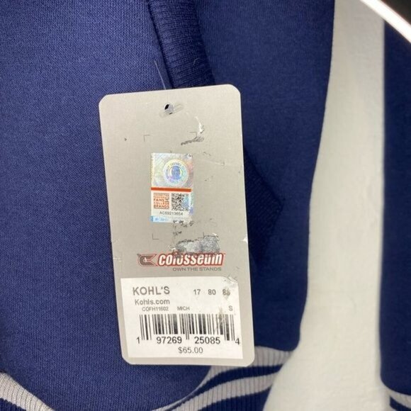 NWT Michigan men hoodie size small blue en yellow - Picture 4 of 5